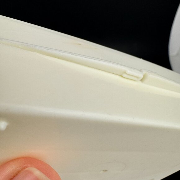 Vtg Lustro Ware Plastic Travel Hinged Bar Soap Container w Starburst White READ - Picture 11 of 15